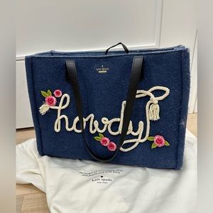 Wooly Kate Spade tote